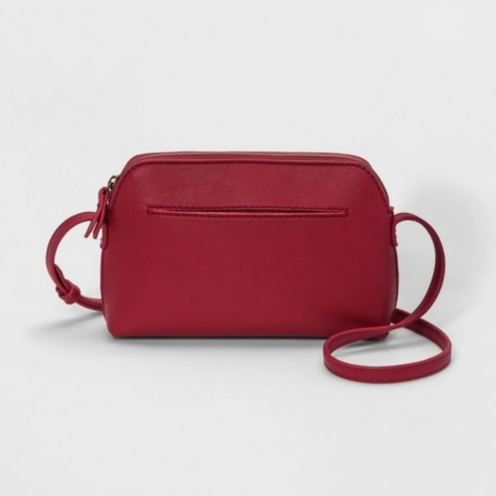 Universal Thread Red Addison Half Moon Crossbody
